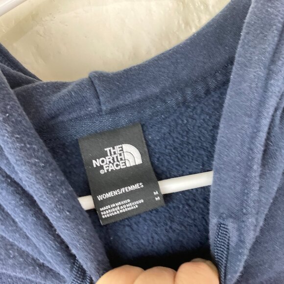 The North Face Logo Hoodie Womens Sz M Hooded Sweatshirt Pull Over Long Sleeve - Picture 4 of 5